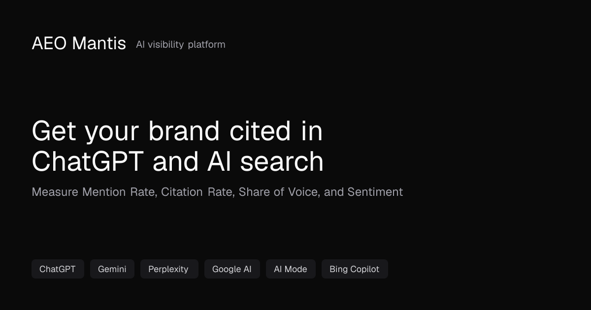 PilotCite – Monitor how AI platforms cite and describe your brand — 官网预览图